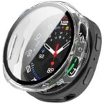 TECH-PROTECT DEFENSE 2 komada za SAMSUNG GALAXY WATCH 8 / 9 (44 mm), mat crna i prozirna - Slika 8