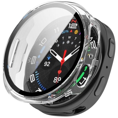 TECH-PROTECT DEFENSE 2 komada za SAMSUNG GALAXY WATCH 8 / 9 (44 mm), mat crna i prozirna - Slika 8