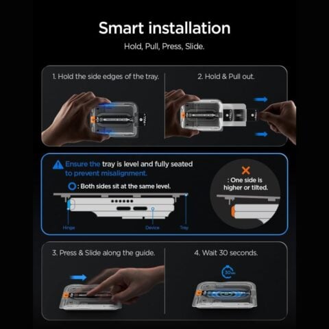 Zaštitna stakla Spigen Glass tR EZ Fit Pro HD, pakiranje od 2 kom. - iPhone Duo - Slika 8