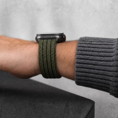 TECH-PROTECT sportski najlonski remen za Apple Watch 8 / 9 / 10 / 11 / SE / ULTRA (44 / 45 / 46 / 49 mm), MILITARY GREEN - Slika 8