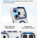 Spigen Ultra Hybrid Optik S MagSafe, prozirna tamnoplava - iPhone 18 Pro / 17 Pro - Slika 8