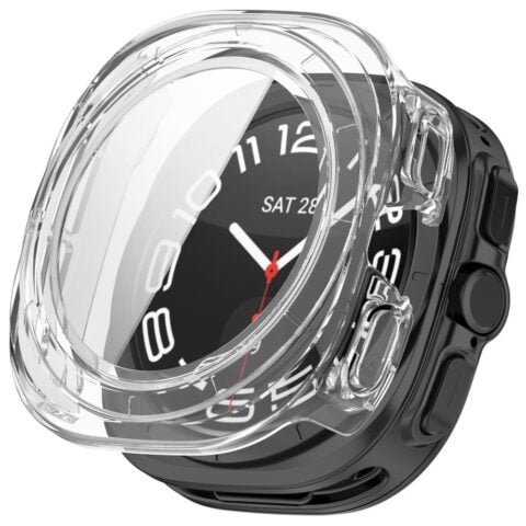 TECH-PROTECT DEFENSE 2 komada za Samsung Galaxy Watch Ultra 2 2026 (47 mm), mat crna i prozirna - Slika 8