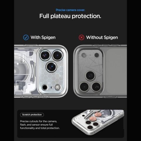 SPIGEN ULTRA HYBRID MAGSAFE zaštita za iPHONE 17 PRO MAX / 18 PRO MAX (ZERO ONE WHITE) - Slika 9