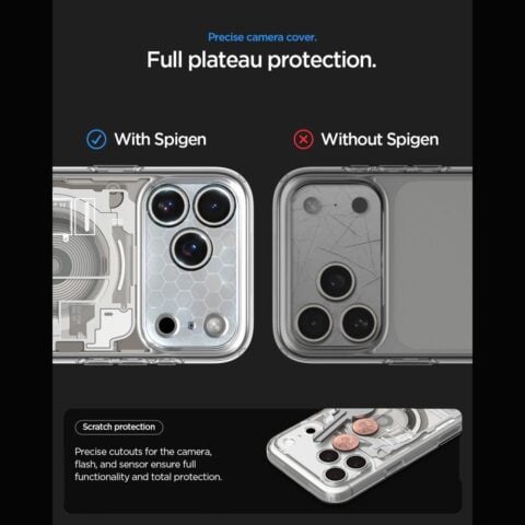SPIGEN ULTRA HYBRID MAGSAFE zaštita za iPHONE 17 PRO MAX / 18 PRO MAX (NATURAL TITANIUM) - Slika 9