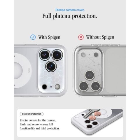 Spigen Ultra Hybrid MagSafe za iPhone 17 Pro Max / 18 Pro Max (classic silver) - Slika 8