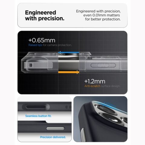 SPIGEN NANO POP MAG MAGSAFE zaštita za iPhone 17 PRO MAX / 18 PRO MAX (BLACK SESAME) - Slika 9