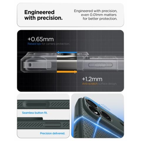 SPIGEN LIQUID AIR zaštita za iPHONE 17 PRO / 18 PRO (ABYSS GREEN) - Slika 9