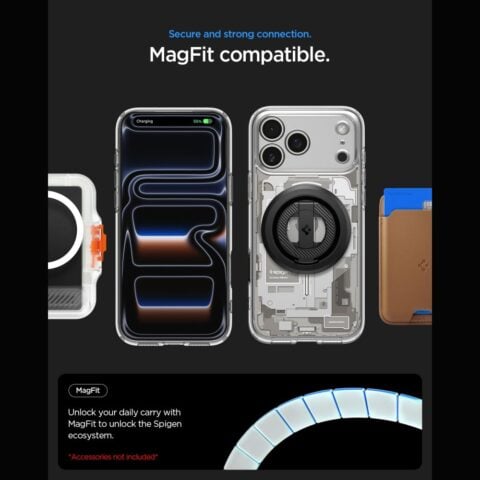 SPIGEN ULTRA HYBRID MAGSAFE zaštita za iPHONE 17 PRO MAX / 18 PRO MAX (NATURAL TITANIUM) - Slika 10