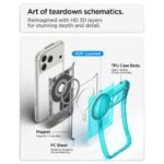 Spigen Ultra Hybrid MagSafe za iPhone 17 Pro Max / 18 Pro Max (MAX C-ONE BONDI BLUE) - Slika 10