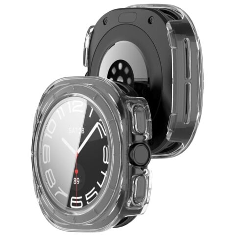 TECH-PROTECT DEFENSE 2 komada za Samsung Galaxy Watch Ultra 2 2026 (47 mm), mat crna i prozirna - Slika 10