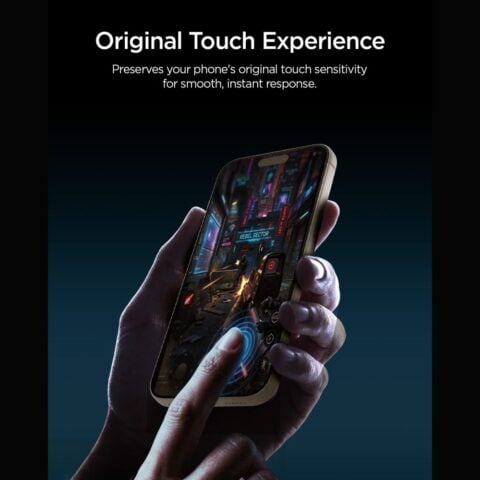 SPIGEN GLAS.TR ”EZ FIT PRO AC” 2 komada za iPHONE 18 PRO MAX (privacy) - Slika 10