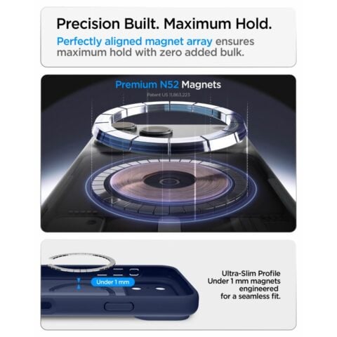 SPIGEN ULTRA HYBRID mag magsafe za iPhone 17 PRO / 18 PRO (FROST DEEP BLUE) - Slika 10