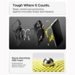 SPIGEN TOUGH ARMOR T MAGSAFE stražnja maska za iPhone 17 Pro / 18 Pro, crna - Slika 10