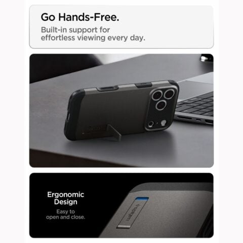 SPIGEN TOUGH ARMOR T MAGSAFE stražnja maska za iPhone 17 Pro / 18 Pro (GUNMETAL) - Slika 10