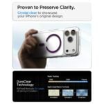 SPIGEN ULTRA HYBRID mag magsafe za iPhone 17 PRO MAX / 18 PRO MAX (clear/burgundy) - Slika 10