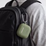 TECH-PROTECT SILICONE HOOK zaštita za APPLE AIRPODS 4 / 5 (OLIVE GREEN) - Slika 6