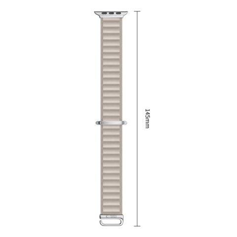 TECH-PROTECT NYLON PRO narukvica APPLE WATCH 6 / 7 / 8 / 9 / 10 / 11/ 12/ SE / ULTRA (44 / 45 / 49 mm) STARLIGHT - Slika 9
